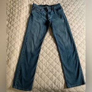 Hollister Blue Straight Jeans Classic Style (30Wx32L)